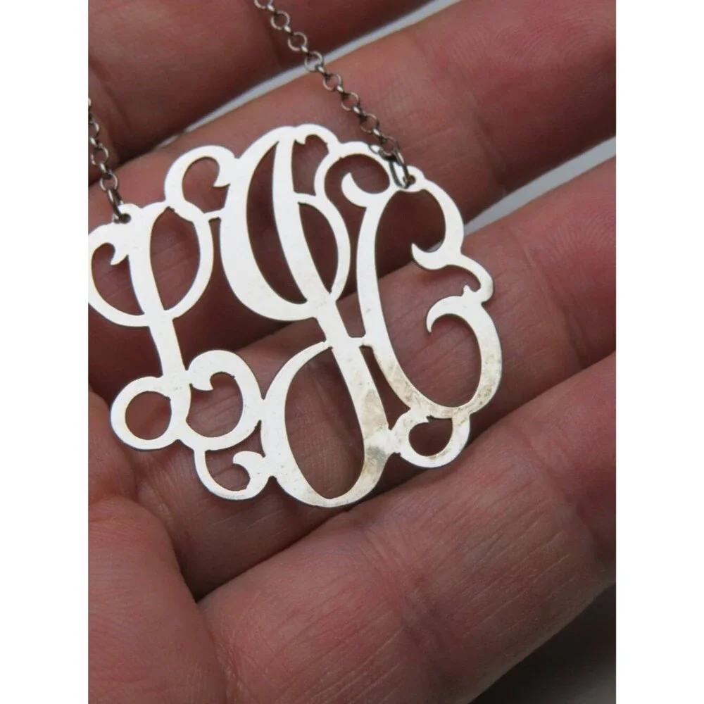 14k Initial L-J-C Nameplate